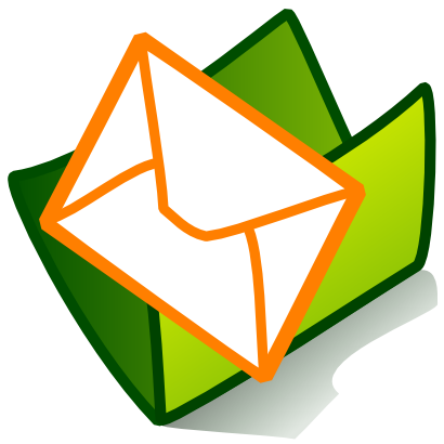 Download free green folder courier icon